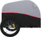 vidaXL - Fietstrailer - 30 - kg - ijzer - zwart - en - rood