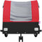 vidaXL - Fietstrailer - 30 - kg - ijzer - zwart - en - rood