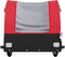 vidaXL - Fietstrailer - 30 - kg - ijzer - zwart - en - rood