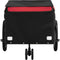 vidaXL - Fietstrailer - 30 - kg - ijzer - zwart - en - rood
