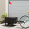vidaXL - Fietstrailer - 30 - kg - ijzer - zwart