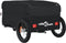 vidaXL - Fietstrailer - 30 - kg - ijzer - zwart