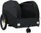 vidaXL - Fietstrailer - 30 - kg - ijzer - zwart