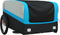 vidaXL - Fietstrailer - 45 - kg - ijzer - zwart - en - blauw