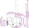 vidaXL - Fietstrailer - 45 - kg - ijzer - zwart - en - blauw