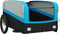 vidaXL - Fietstrailer - 45 - kg - ijzer - zwart - en - blauw