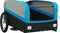 vidaXL - Fietstrailer - 45 - kg - ijzer - zwart - en - blauw
