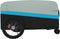 vidaXL - Fietstrailer - 45 - kg - ijzer - zwart - en - blauw