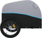 vidaXL - Fietstrailer - 45 - kg - ijzer - zwart - en - blauw