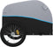 vidaXL - Fietstrailer - 45 - kg - ijzer - zwart - en - blauw