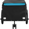 vidaXL - Fietstrailer - 45 - kg - ijzer - zwart - en - blauw