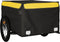 vidaXL - Fietstrailer - 45 - kg - ijzer - zwart - en - geel