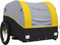 vidaXL - Fietstrailer - 45 - kg - ijzer - zwart - en - geel