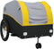 vidaXL - Fietstrailer - 45 - kg - ijzer - zwart - en - geel