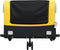 vidaXL - Fietstrailer - 45 - kg - ijzer - zwart - en - geel