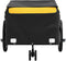 vidaXL - Fietstrailer - 45 - kg - ijzer - zwart - en - geel