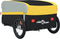 vidaXL - Fietstrailer - 45 - kg - ijzer - zwart - en - geel