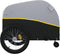 vidaXL - Fietstrailer - 45 - kg - ijzer - zwart - en - geel