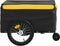 vidaXL - Fietstrailer - 45 - kg - ijzer - zwart - en - geel