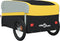 vidaXL - Fietstrailer - 45 - kg - ijzer - zwart - en - geel