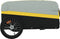 vidaXL - Fietstrailer - 45 - kg - ijzer - zwart - en - geel