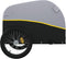 vidaXL - Fietstrailer - 45 - kg - ijzer - zwart - en - geel