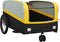 vidaXL - Fietstrailer - 45 - kg - ijzer - zwart - en - geel