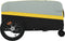 vidaXL - Fietstrailer - 45 - kg - ijzer - zwart - en - geel