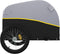 vidaXL - Fietstrailer - 45 - kg - ijzer - zwart - en - geel