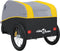 vidaXL - Fietstrailer - 45 - kg - ijzer - zwart - en - geel