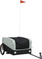 vidaXL - Fietstrailer - 45 - kg - ijzer - zwart - en - grijs