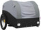 vidaXL - Fietstrailer - 45 - kg - ijzer - zwart - en - grijs