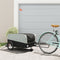 vidaXL - Fietstrailer - 45 - kg - ijzer - zwart - en - grijs