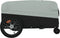 vidaXL - Fietstrailer - 45 - kg - ijzer - zwart - en - grijs