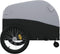 vidaXL - Fietstrailer - 45 - kg - ijzer - zwart - en - grijs