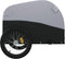 vidaXL - Fietstrailer - 45 - kg - ijzer - zwart - en - grijs
