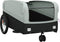 vidaXL - Fietstrailer - 45 - kg - ijzer - zwart - en - grijs