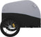 vidaXL - Fietstrailer - 45 - kg - ijzer - zwart - en - grijs