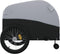 vidaXL - Fietstrailer - 45 - kg - ijzer - zwart - en - grijs