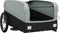 vidaXL - Fietstrailer - 45 - kg - ijzer - zwart - en - grijs
