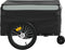 vidaXL - Fietstrailer - 45 - kg - ijzer - zwart - en - grijs