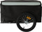 vidaXL - Fietstrailer - 45 - kg - ijzer - zwart - en - grijs