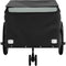vidaXL - Fietstrailer - 45 - kg - ijzer - zwart - en - grijs