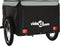 vidaXL - Fietstrailer - 45 - kg - ijzer - zwart - en - grijs