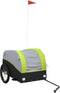 vidaXL - Fietstrailer - 45 - kg - ijzer - zwart - en - groen