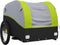 vidaXL - Fietstrailer - 45 - kg - ijzer - zwart - en - groen