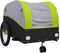 vidaXL - Fietstrailer - 45 - kg - ijzer - zwart - en - groen