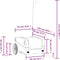 vidaXL - Fietstrailer - 45 - kg - ijzer - zwart - en - groen