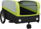 vidaXL - Fietstrailer - 45 - kg - ijzer - zwart - en - groen