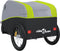 vidaXL - Fietstrailer - 45 - kg - ijzer - zwart - en - groen